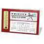 Window Premier Desk Calendar with Thermometer WW-053_red