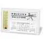 Window Premier Desk Calendar with Thermometer WW-053_white