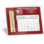 Emissary Desk Calendar w/ Thermometer WW-567_red-white