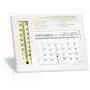Emissary Desk Calendar w/ Thermometer WW-567_white