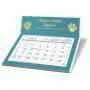 Imperial Desk Calendar WW-957_turquoise-gold
