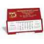 Budget Special Desk Calendar WW-958_red-gold