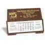 Budget Special Desk Calendar WW-958_woodgrain-gold