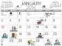 Monterey Premier Desk Calendar WW-975_historic-pad