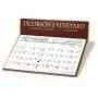 Charter Hotstamped Desk Calendar WW-991_maroon