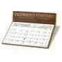 Charter Hotstamped Desk Calendar WW-991_woodgrain