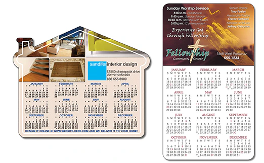 Promotional Calendar Magnets printing