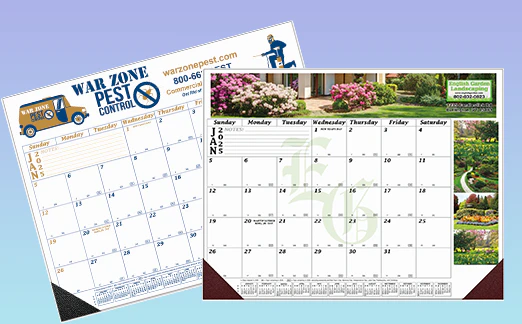 Desk Pad Calendars printing