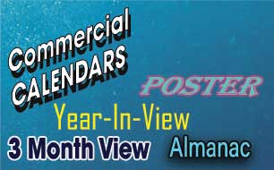 Commercial Calendars printing