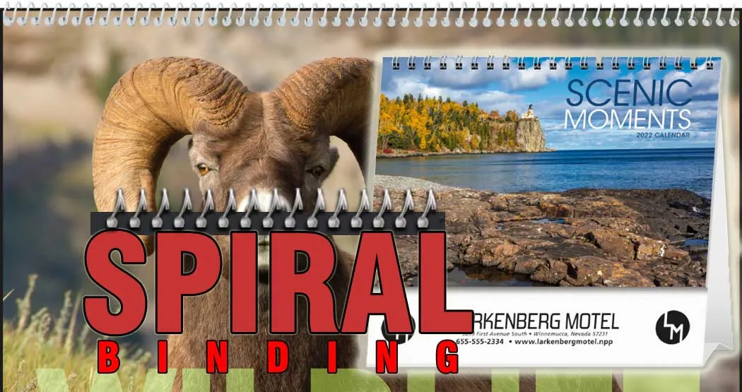 2027 Spiral Theme Calendars