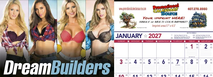 custom printed Contractor & Construction Theme Calendars