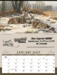 Wildlife Art Executive Wall Calendar – Main Image – 2027