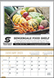 Single Image Pocket Wall Calendar with Cooking Recipes, Size 10x14 – Main Image – 2027