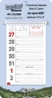 Large Numbers Promotional Weekly Memo Calendar  - Mountains – Main Image – 2027