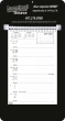 Promotional Weekly Memo Calendar  - Black – Main Image – 2027
