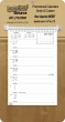 Promotional Weekly Memo Calendar  - Butcher Block – Main Image – 2027