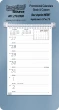 Memo Calendar w Weekly Grid, Metallic Blue Mount – Main Image – 2027