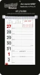 Promotional Big Numbers Weekly Memo Calendar  - Black – Main Image – 2027
