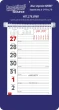 Promotional Big Numbers Weekly Memo Calendar  - Blue – Main Image – 2027