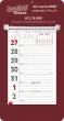 Promotional Big Numbers Weekly Memo Calendar  - Maroon – Main Image – 2027