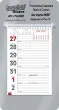 Promotional Big Numbers Weekly Memo Calendar  - Silver – Main Image – 2027
