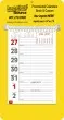 Promotional Big Numbers Weekly Memo Calendar  - Yellow – Main Image – 2027