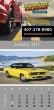 Full Color Adhesive Mini Calendar With Automotive Pad – Main Image – 2027