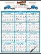 12 Month View Laminated Calendar Size 22"x29" | 2027 – Main Image – 2027