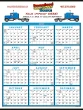 12 Month View Non-Laminated Large Format Calendar Size 22x29 – Main Image – 2027