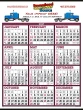 Big Numbers 12 Month View Commercial Calendar Size 22x29 – Main Image – 2027