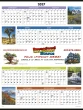 Poster Year-In-View Scenic Calendar – Span-A-Year - 22" × 29" – Main Image – 2027