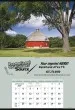 Jumbo Size Calendar with Summer Barn Scene, Tinned Top 27x39 – Main Image – 2027