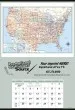 2027 Jumbo Hanger Promotional Calendar with USA Map 27x39 – Main Image – 2027