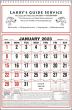 Large Almanac Commercial Calendar Size 11x17 – Main Image – 2027