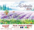 Water Colors Art Wall Calendar, Spiral, 2027 – Main Image – 2027