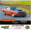 Muscle Cars Promotional Wall Calendar  Spiral – Main Image – 2027
