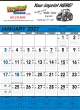 Contractor Planner Calendar Blue & Black 2027 – Main Image – 2027