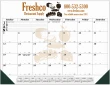 Custom Desk Pad Calendar with Black Grid 22x17 – Main Image – 2027