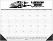 2027 Customized Desk Pad Calendar with Black Grid – Main Image – 2027