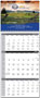 3 Month Wall Calendar (2Panel) 11x25.5 Full Color Imprint – Main Image – 2027