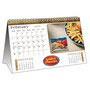 Custom Desk Tent Calendar size 8.5x5.5, One Side Imprint, Spiral – Main Image – 2027
