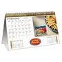 Custom Desk Tent Calendar size 8.5x5.5, One Side Imprint, Spiral – Main Image – 2027