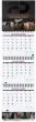 3 Month at a Glance Custom Calendar w Drop Ad 6x20.75 – Main Image – 2027