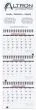 Small 3-Month-At-Glance Calendar 6x18.75 with Julian Dates, Full Color Ad Imprint – Main Image – 2027