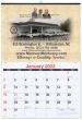Single Photo Wall Calendar Custom Printed, size 12x17, Pad Stitched to Backer, Tear-Off Pages – Main Image – 2027