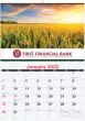 Single Photo Custom Wall Calendar size 17x24, Stitched Pad, Full-Color Imprint – Main Image – 2027