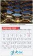 Large Numbers Grid Full Color Custom Wall Calendar, Spiral Binding, 13 Full Color Images, Drop Ad Copy – Main Image – 2027