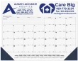 Desk Pad Calendar with Black Full Grid, Julian & Contractor Dates – Main Image – 2027