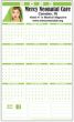 Large Plastic Write-on / Wipe-off Wall Calendar, Size 23"x38" Full-Color Imprint | 10 mil plastic – Main Image – 2027
