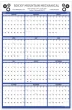 2027 Vertical 12‑Month View Calendar – 24" × 37" Laminated, 2‑Color Custom Imprint – Main Image – 2027
